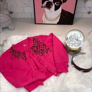 THE CHILDRENS PLACE LEOPARD BUTTON TOP w HEADBAND